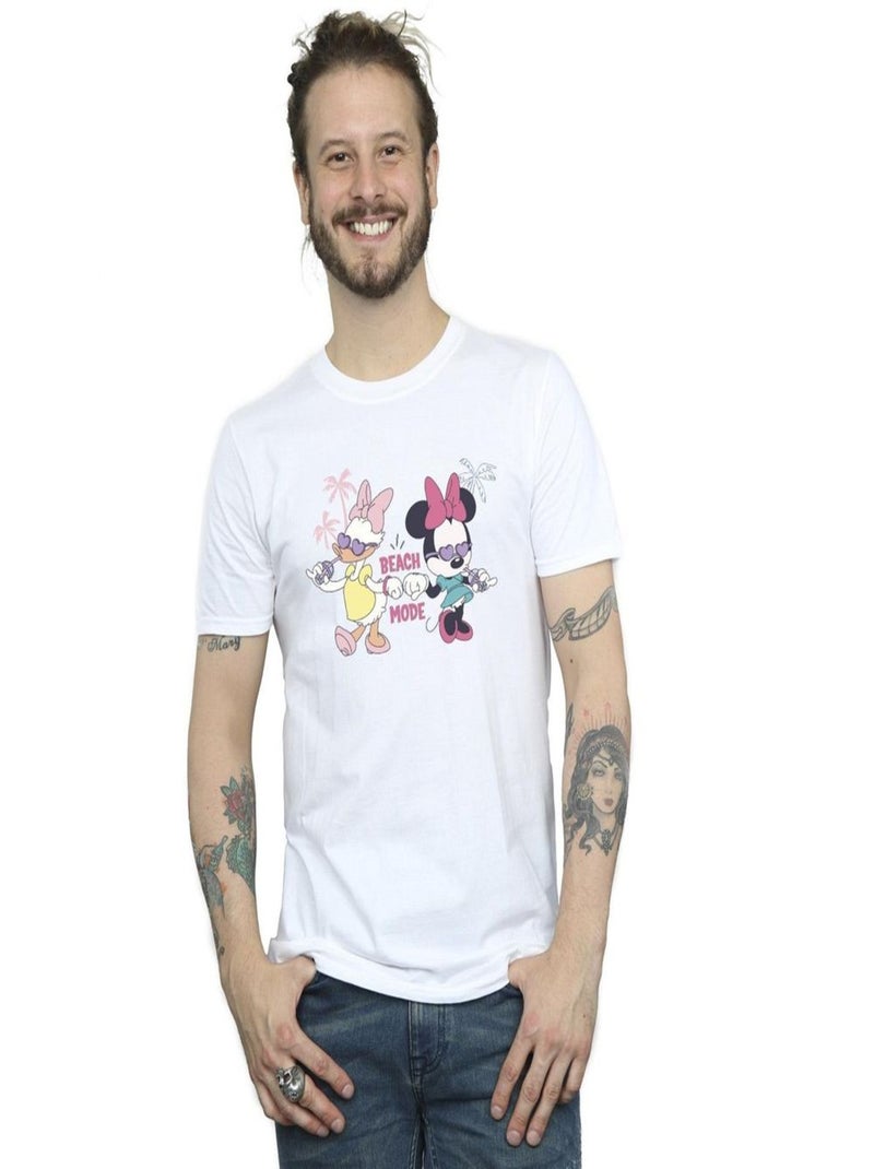 Disney - T-shirt BEACH MODE Blanc - Kiabi