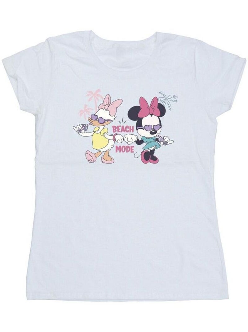 Disney - T-shirt BEACH MODE Blanc - Kiabi