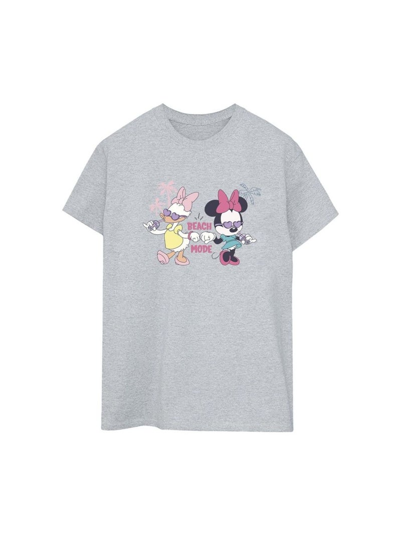 Disney - T-shirt BEACH MODE Gris chiné - Kiabi