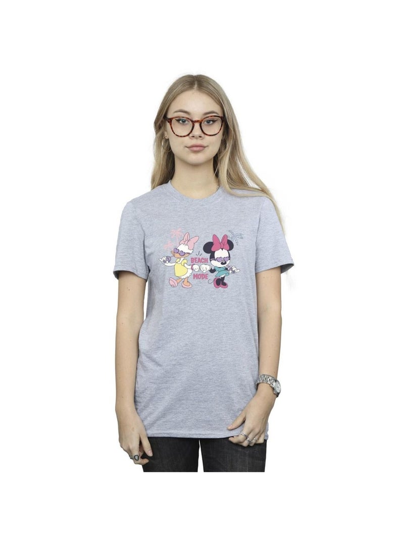 Disney - T-shirt BEACH MODE Gris chiné - Kiabi