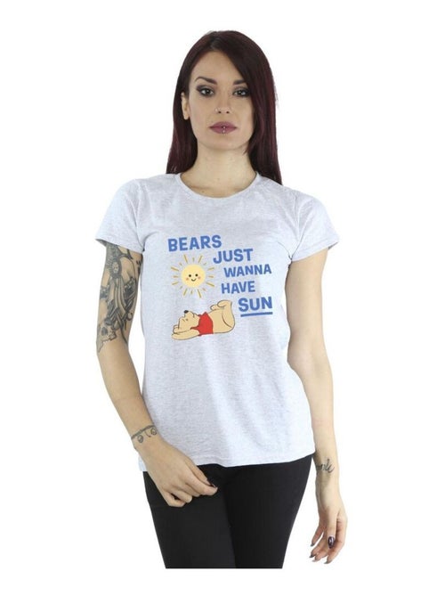 Disney - T-shirt BEARS JUST WANNA HAVE SUN - Kiabi Disney - T-shirt BEARS JUST WANNA HAVE SUN - Kiabi