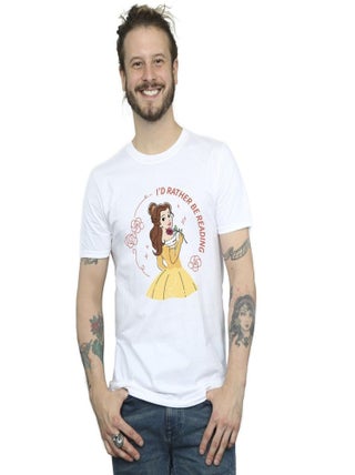 Disney - T-shirt BEAUTY AND THE BEAST I'D RATHER BE READING
