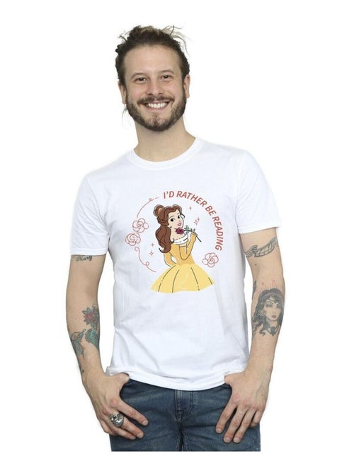 Disney - T-shirt BEAUTY AND THE BEAST I'D RATHER BE READING - Kiabi Disney - T-shirt BEAUTY AND THE BEAST I'D RATHER BE READING - Kiabi