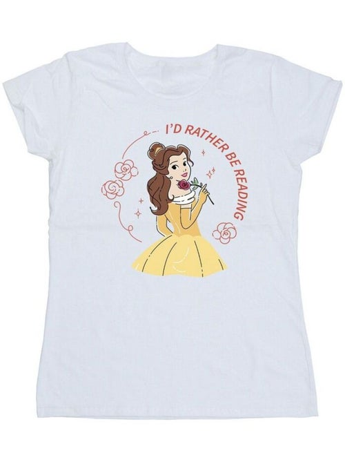 Disney - T-shirt BEAUTY AND THE BEAST I'D RATHER BE READING - Kiabi Disney - T-shirt BEAUTY AND THE BEAST I'D RATHER BE READING - Kiabi