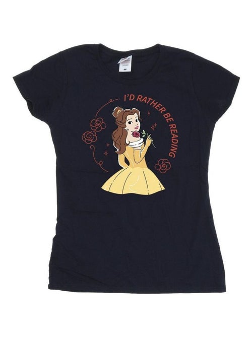 Disney - T-shirt BEAUTY AND THE BEAST I'D RATHER BE READING - Kiabi Disney - T-shirt BEAUTY AND THE BEAST I'D RATHER BE READING - Kiabi