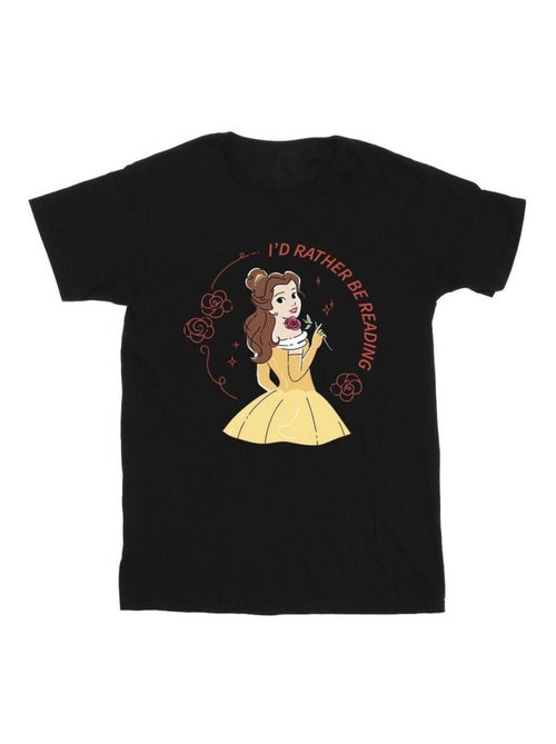 Disney - T-shirt BEAUTY AND THE BEAST I'D RATHER BE READING - Kiabi Disney - T-shirt BEAUTY AND THE BEAST I'D RATHER BE READING - Kiabi