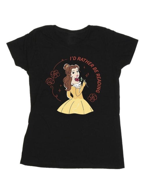 Disney - T-shirt BEAUTY AND THE BEAST I'D RATHER BE READING - Kiabi Disney - T-shirt BEAUTY AND THE BEAST I'D RATHER BE READING - Kiabi