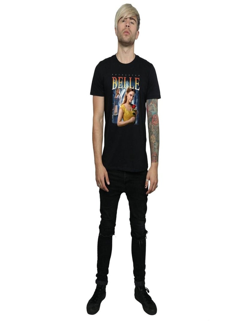 Disney - T-shirt BEAUTY AND THE BEAST Noir - Kiabi