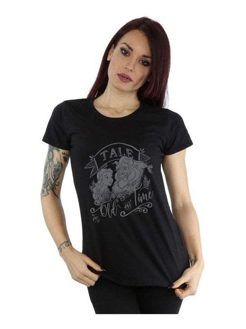 Disney - T-shirt BEAUTY AND THE BEAST TALE AS OLD AS TIME - Kiabi