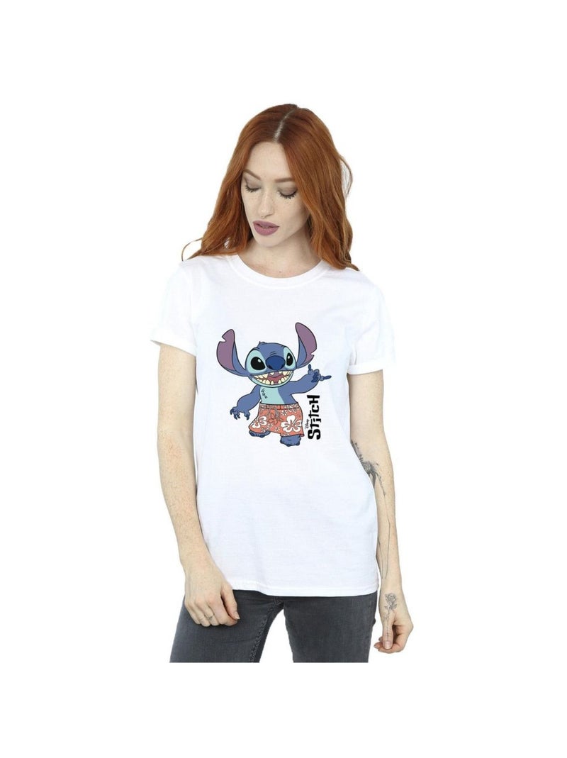 Disney - T-shirt BERMUDA SHORTS Blanc - Kiabi