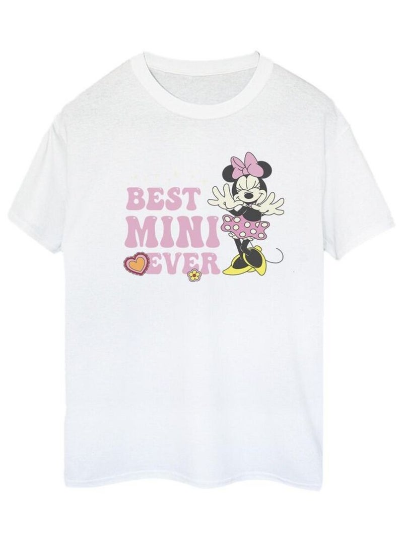 Disney - T-shirt BEST MINI EVER Blanc - Kiabi