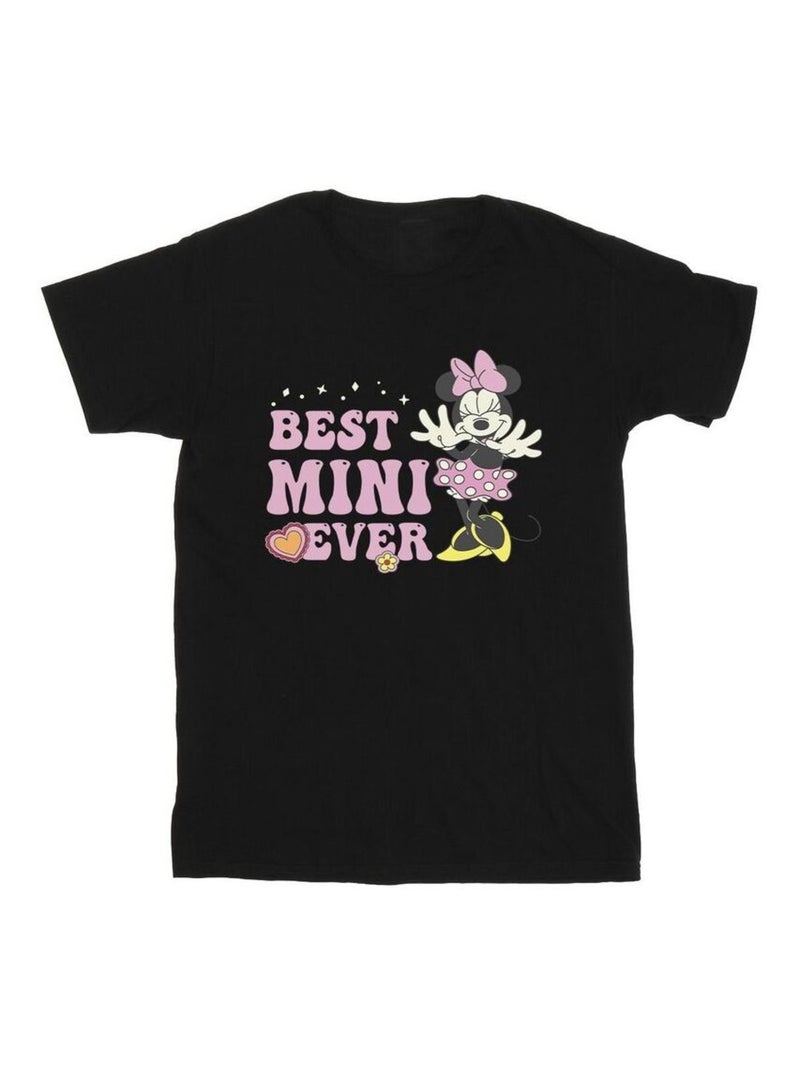 Disney - T-shirt BEST MINI EVER Noir - Kiabi