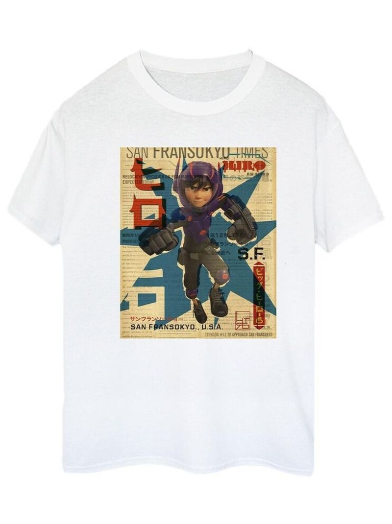 Disney - T-shirt BIG HERO Blanc - Kiabi