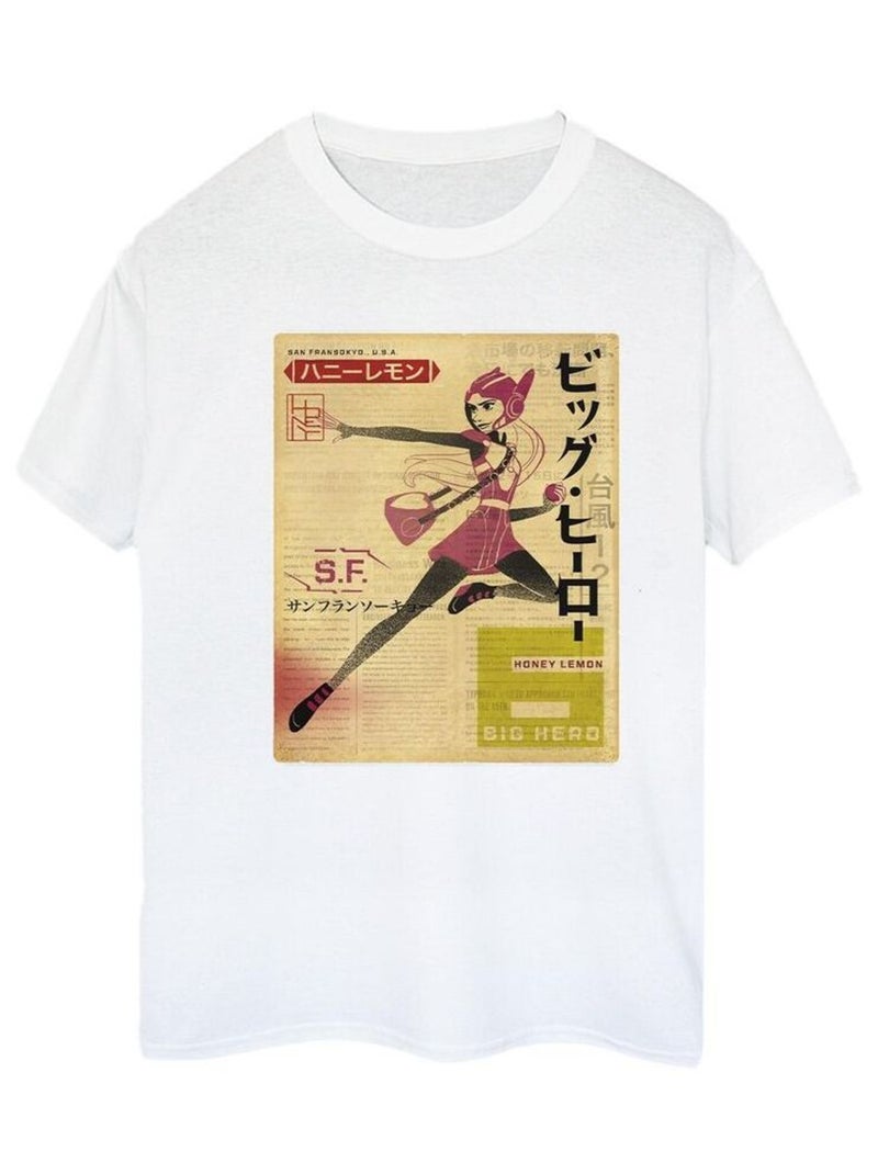 Disney - T-shirt BIG HERO Blanc - Kiabi
