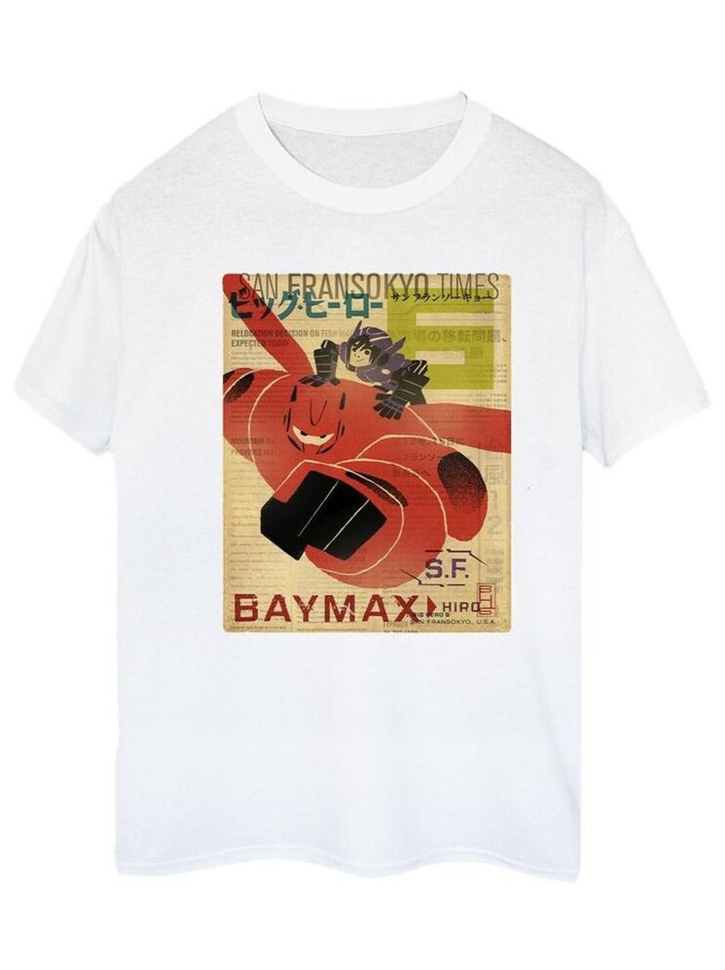 Disney - T-shirt BIG HERO Blanc - Kiabi