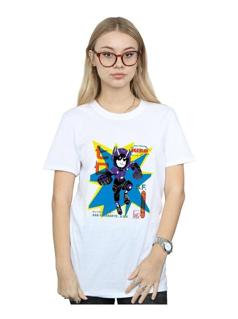 Disney - T-shirt BIG HERO Blanc - Kiabi