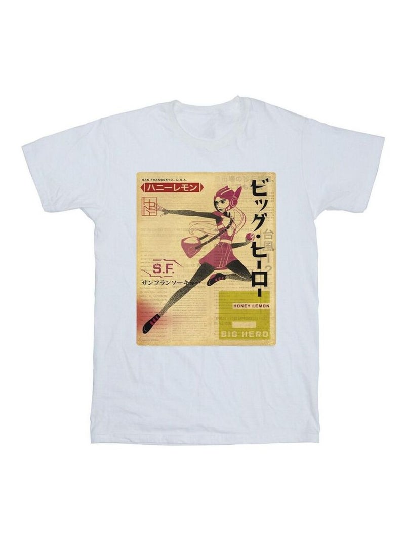 Disney - T-shirt BIG HERO Blanc - Kiabi