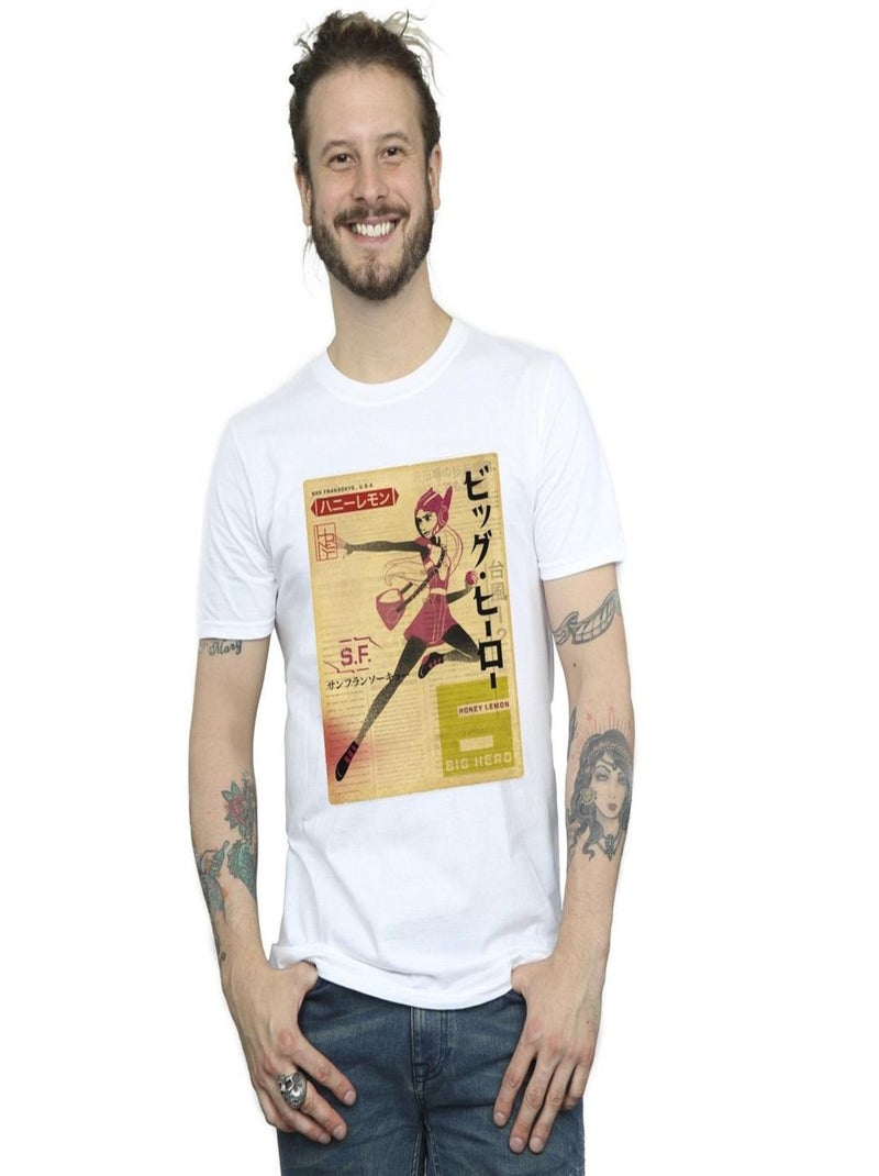 Disney - T-shirt BIG HERO Blanc - Kiabi