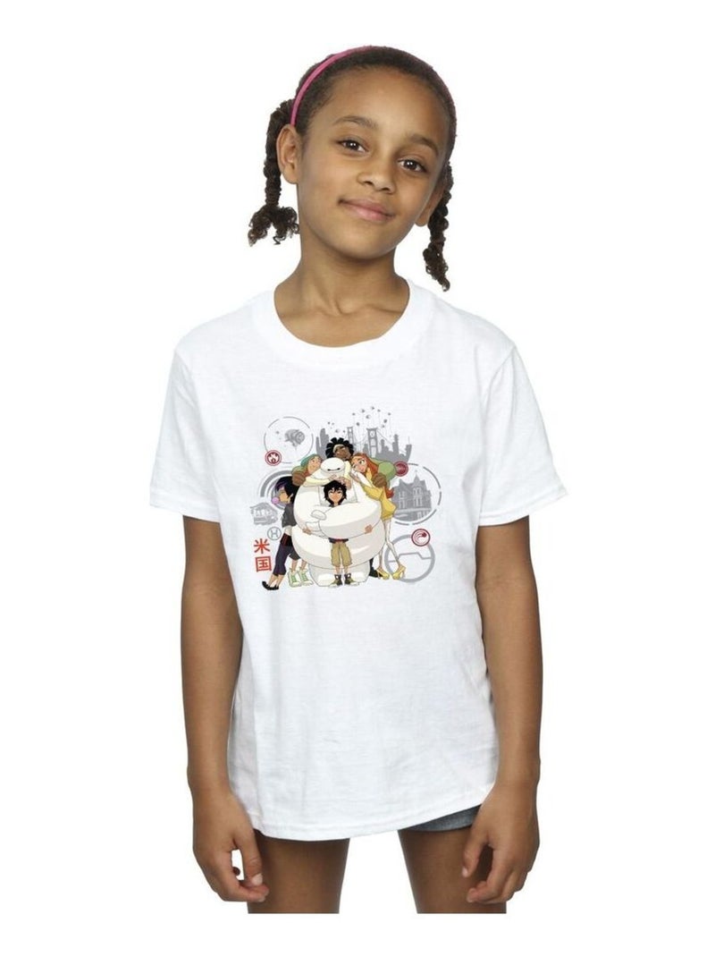 Disney - T-shirt BIG HERO Blanc - Kiabi