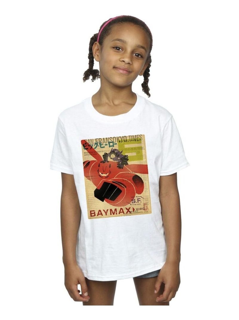Disney - T-shirt BIG HERO Blanc - Kiabi