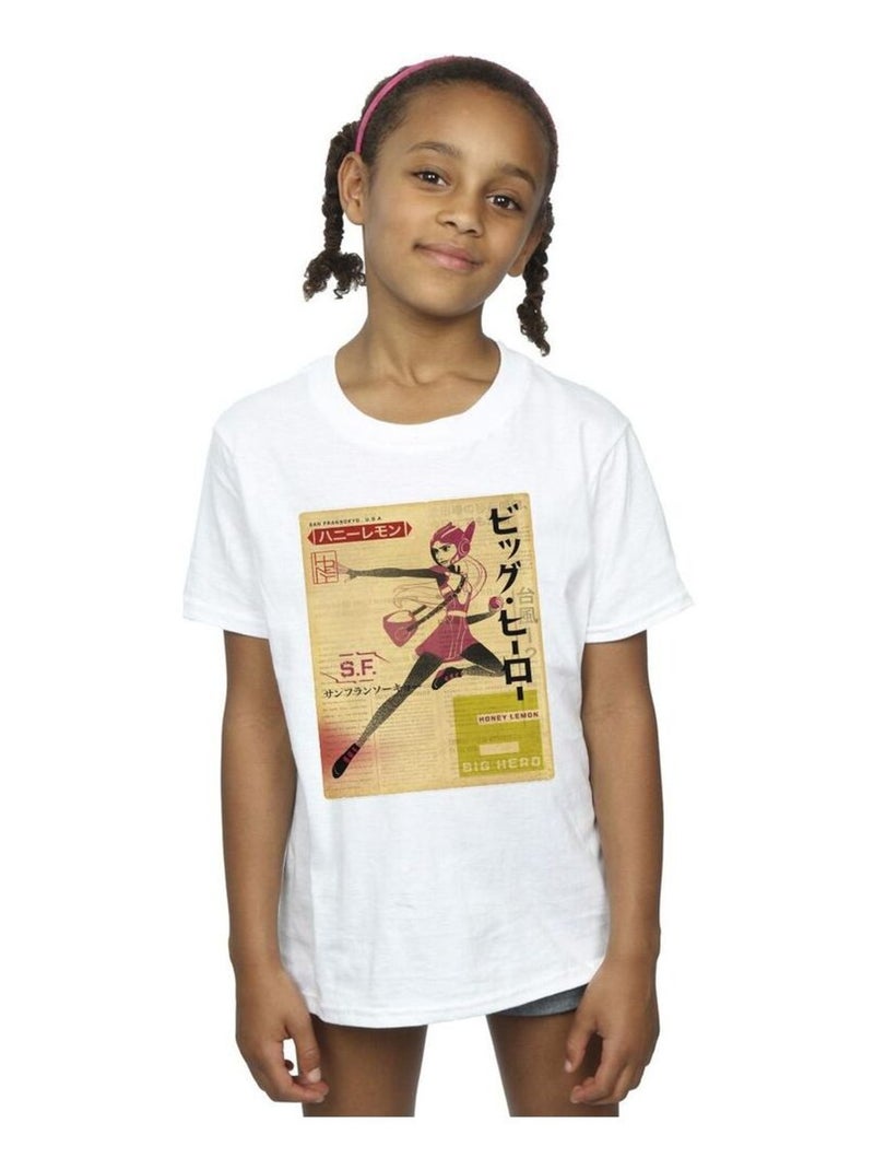 Disney - T-shirt BIG HERO Blanc - Kiabi
