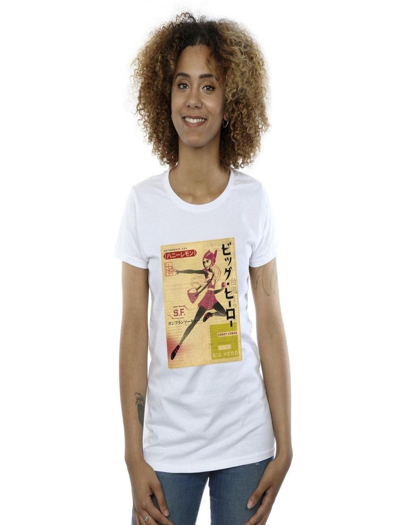 Disney - T-shirt BIG HERO Blanc - Kiabi