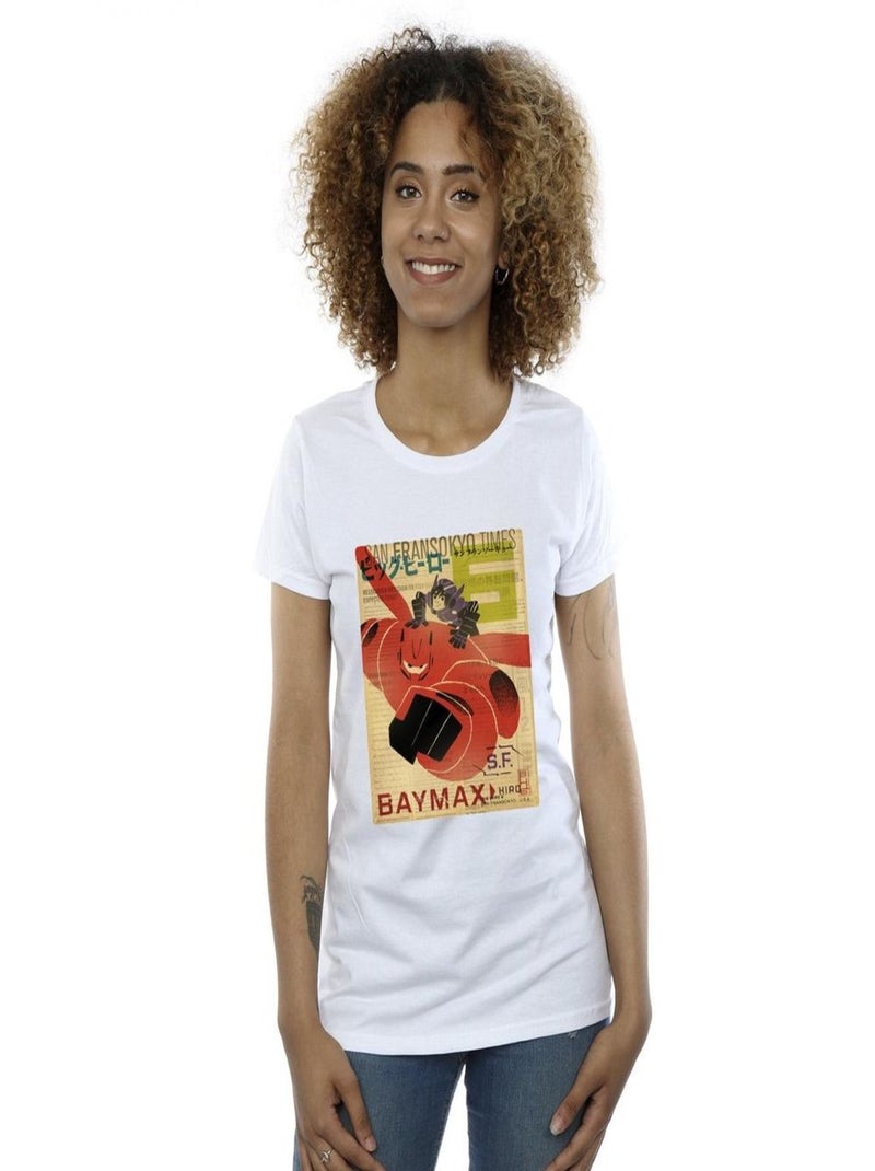 Disney - T-shirt BIG HERO Blanc - Kiabi