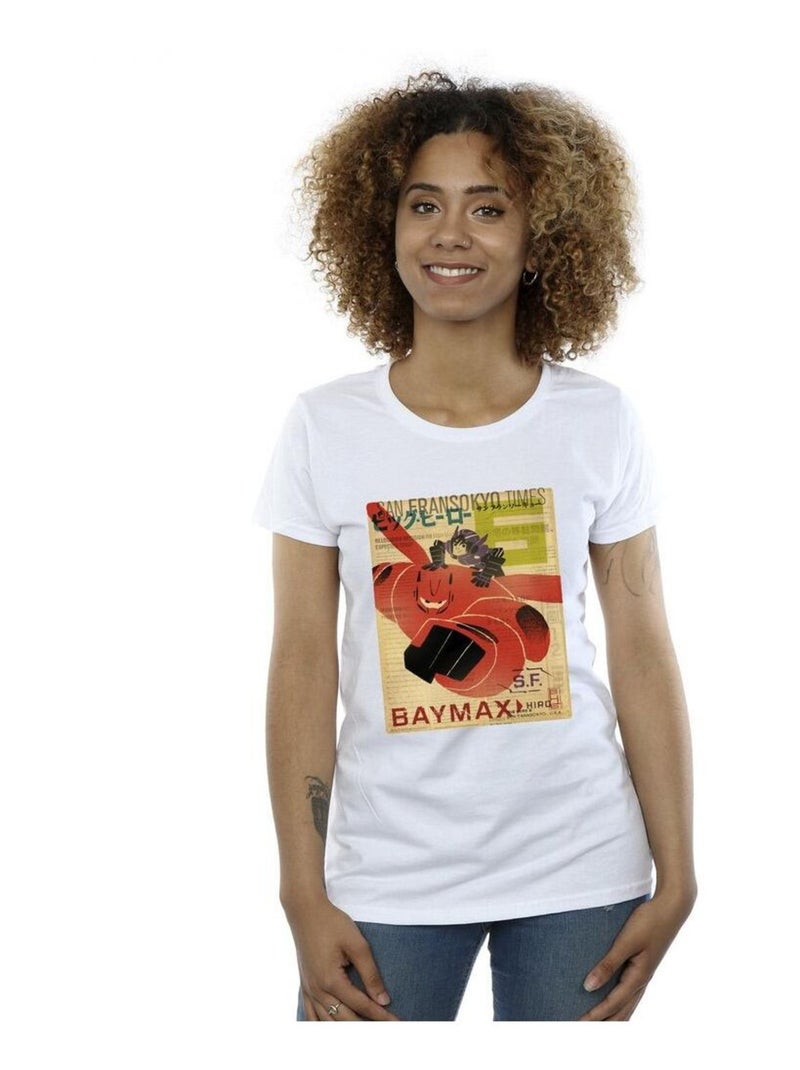 Disney - T-shirt BIG HERO Blanc - Kiabi