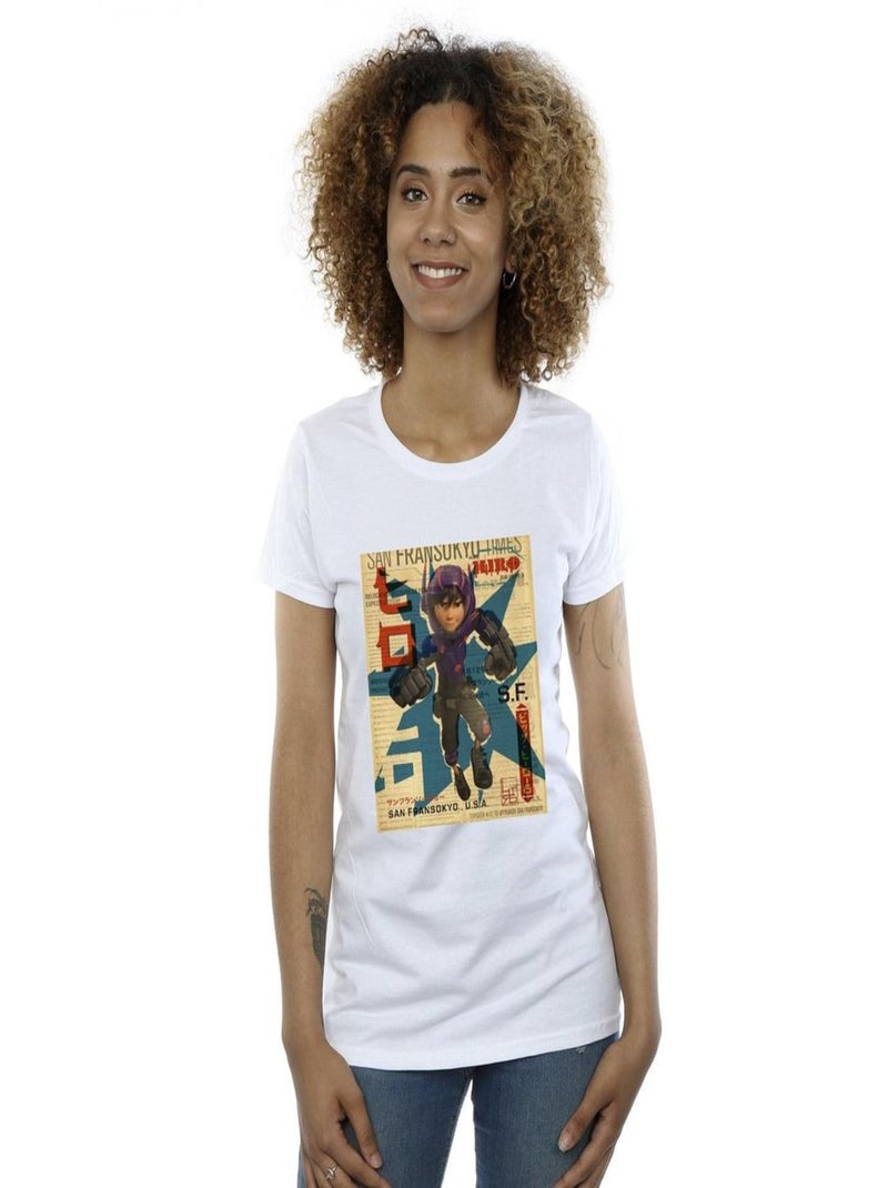 Disney - T-shirt BIG HERO Blanc - Kiabi