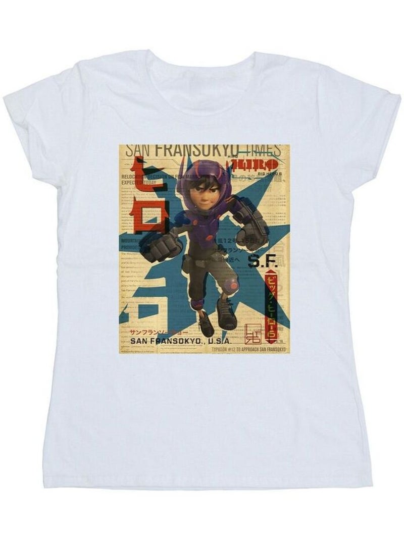 Disney - T-shirt BIG HERO Blanc - Kiabi