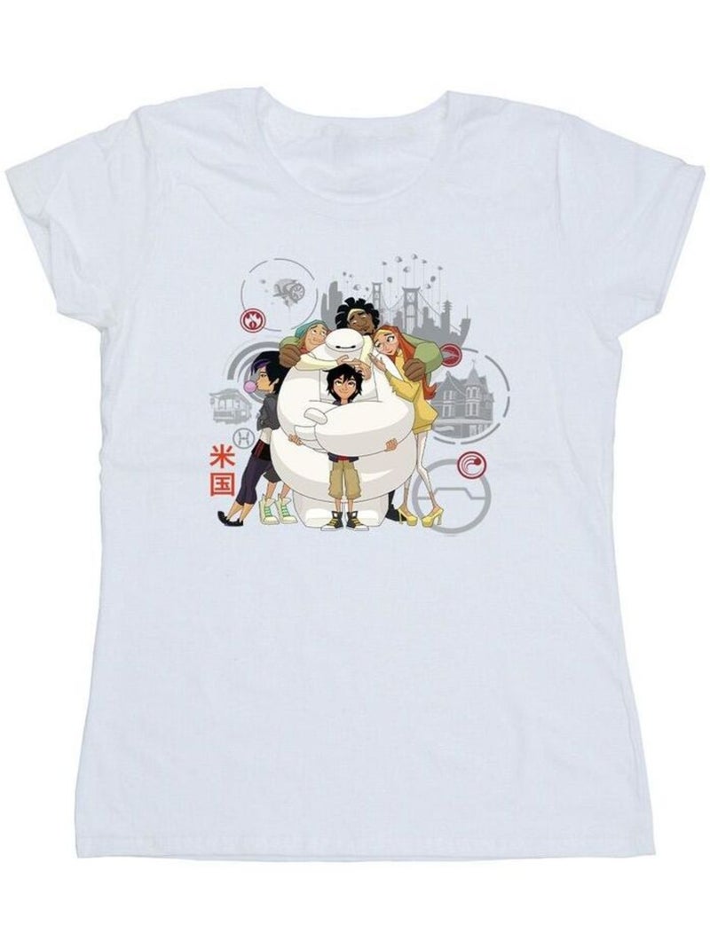 Disney - T-shirt BIG HERO Blanc - Kiabi