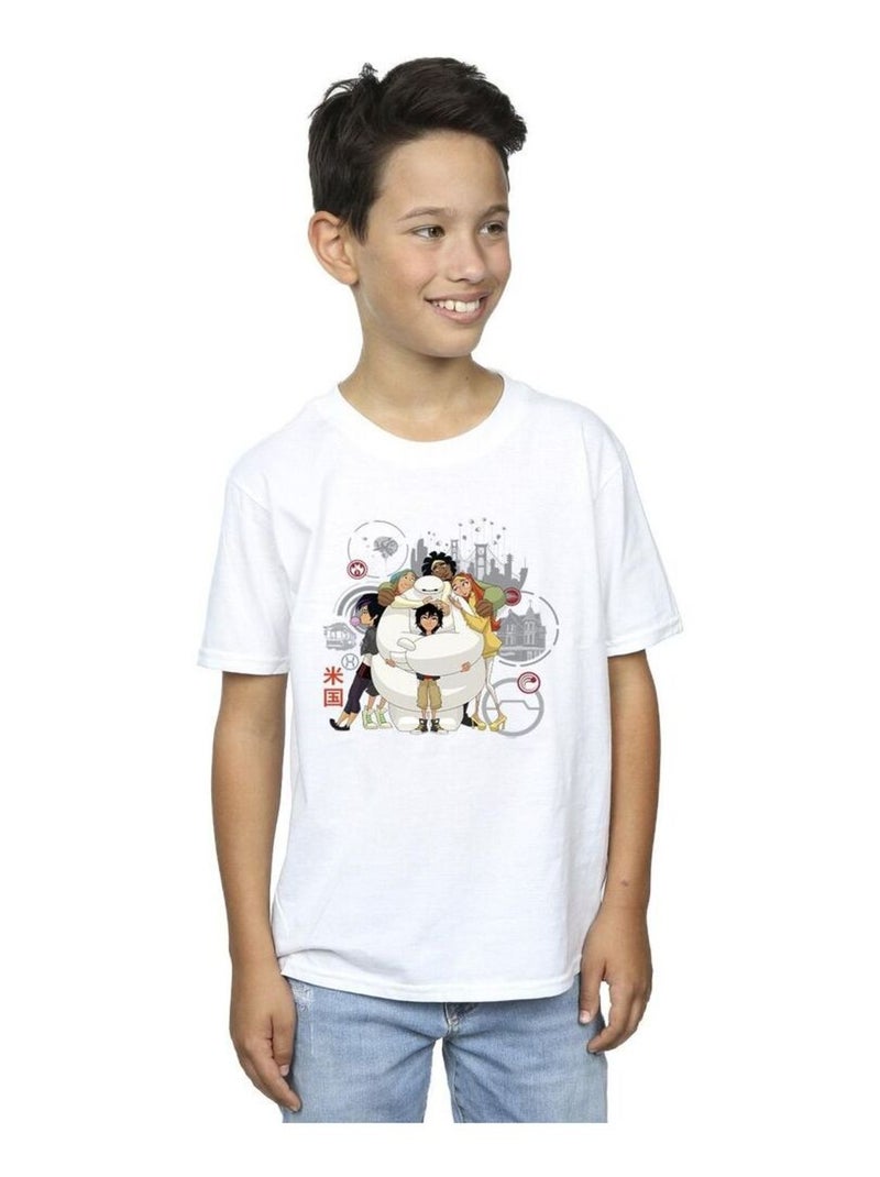 Disney - T-shirt BIG HERO Blanc - Kiabi