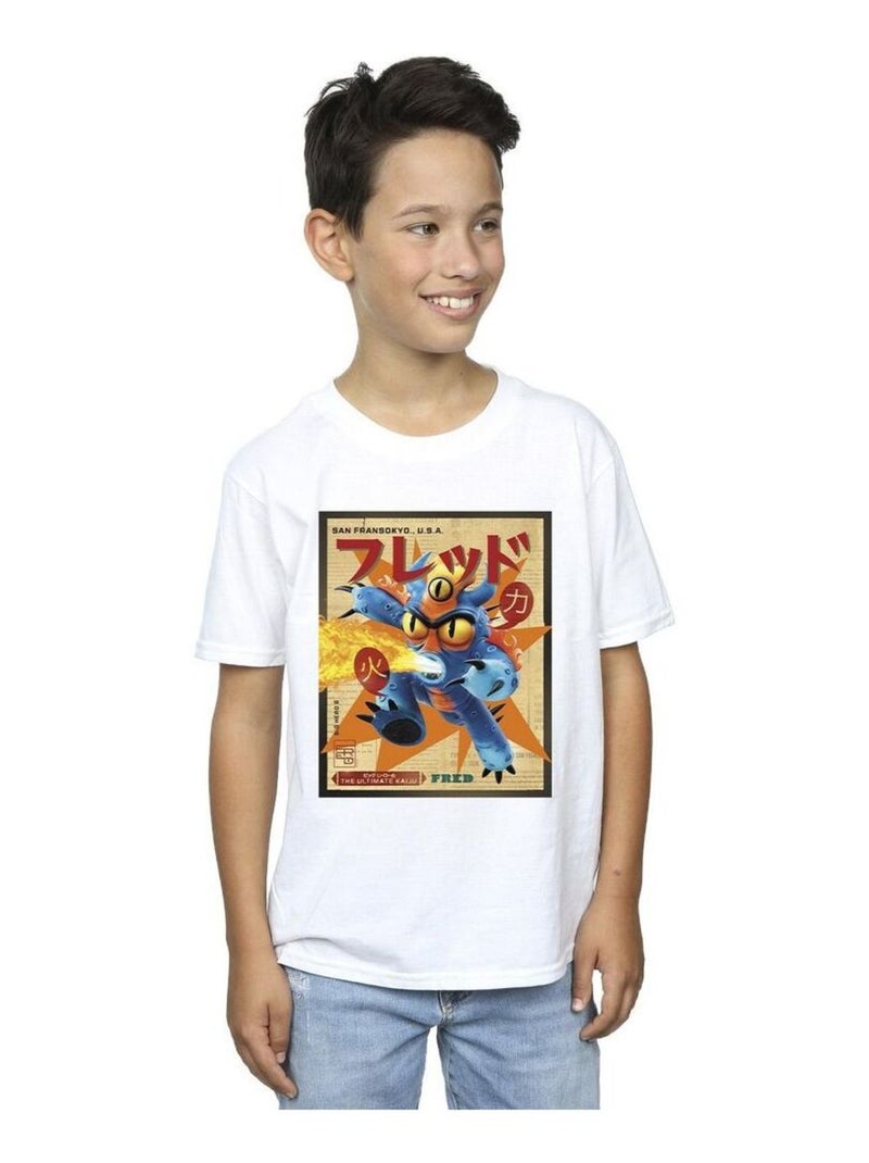 Disney - T-shirt BIG HERO Blanc - Kiabi