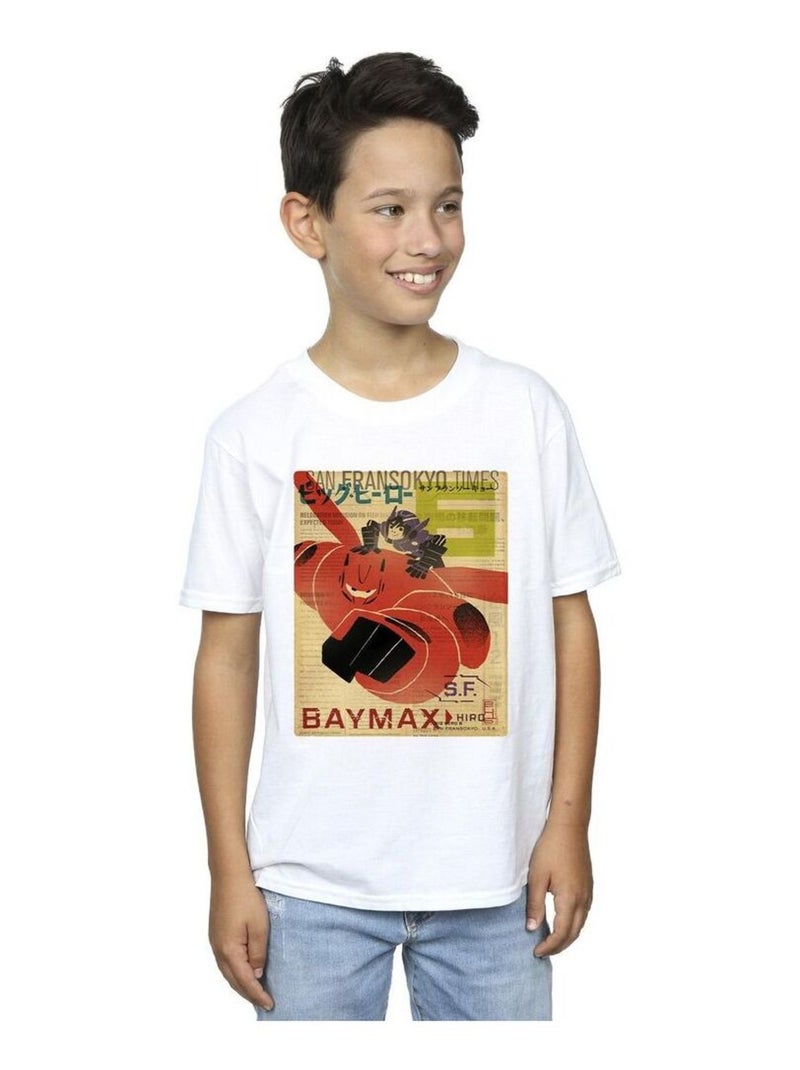 Disney - T-shirt BIG HERO Blanc - Kiabi