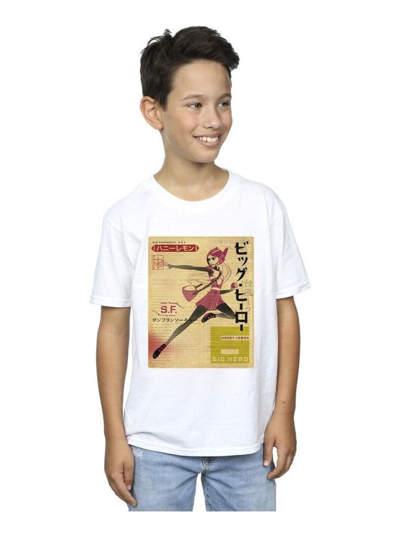 Disney - T-shirt BIG HERO Blanc - Kiabi