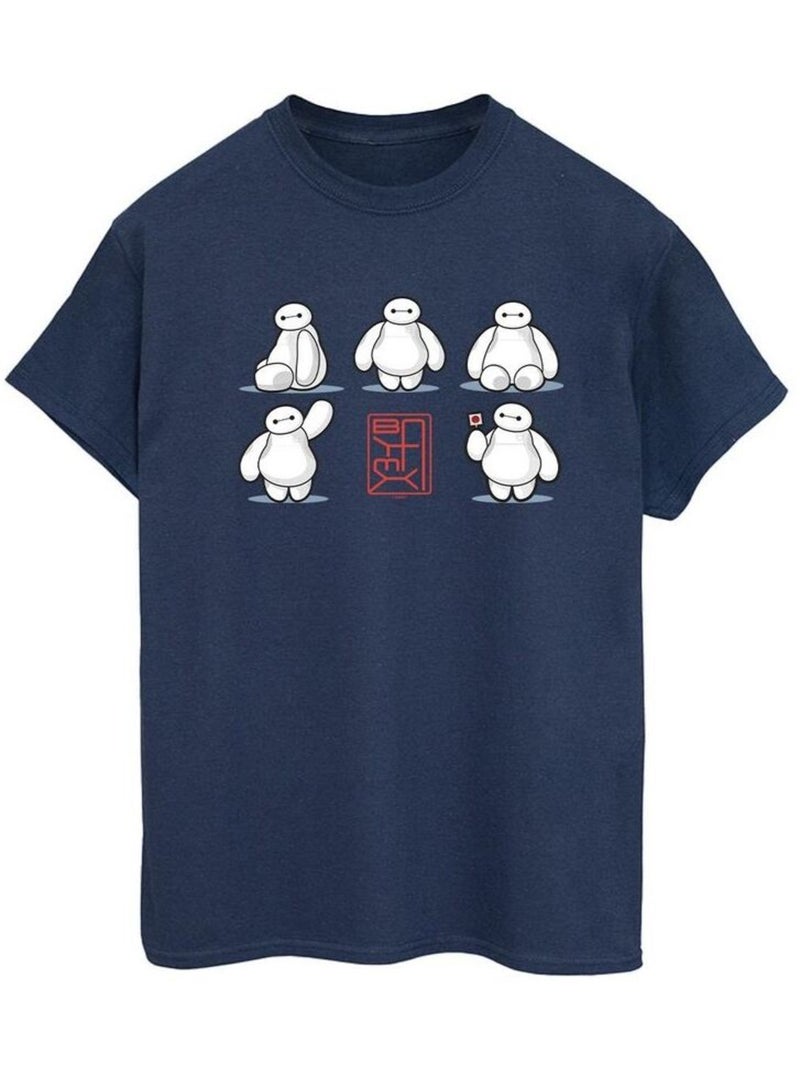 Disney - T-shirt BIG HERO Bleu marine - Kiabi