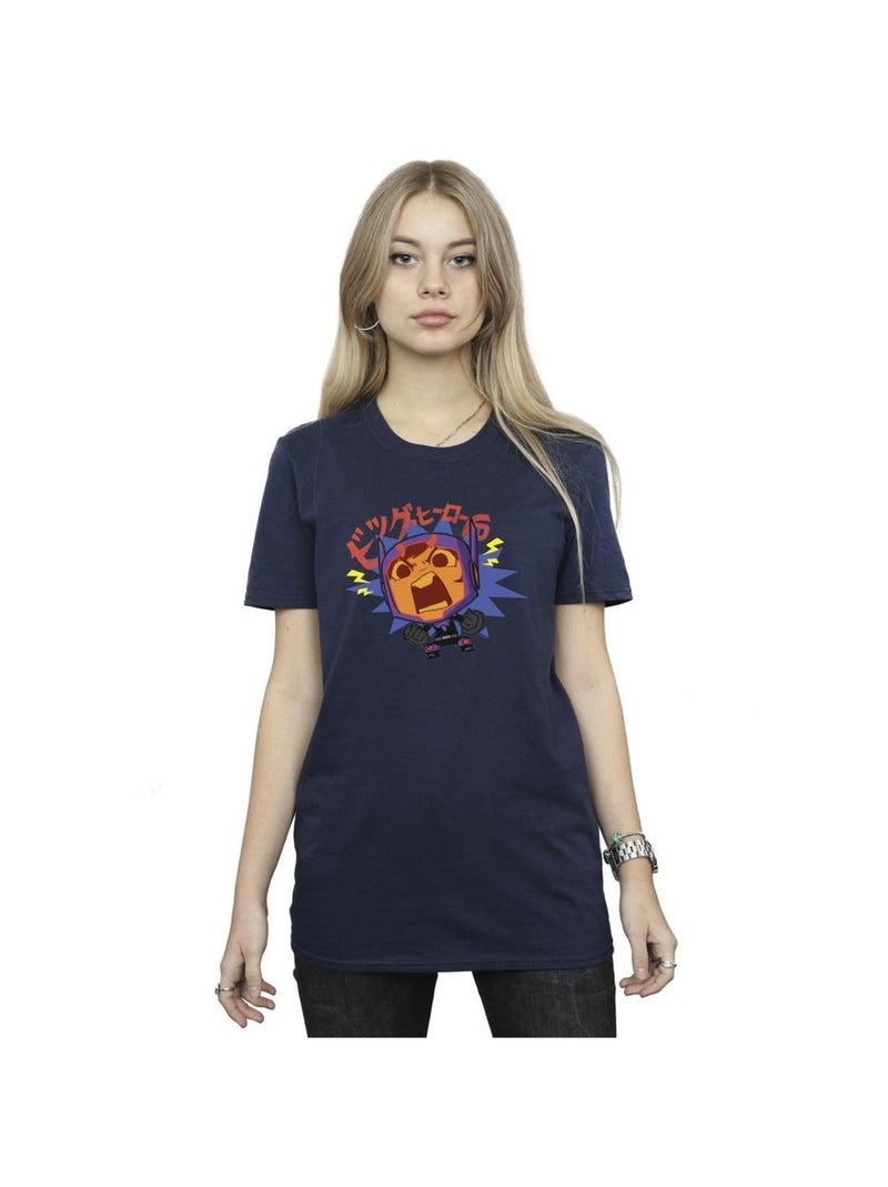 Disney - T-shirt BIG HERO Bleu marine - Kiabi