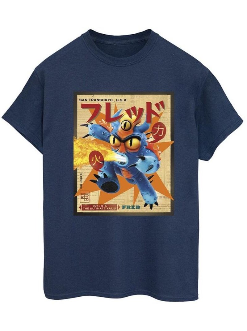 Disney - T-shirt BIG HERO Bleu marine - Kiabi