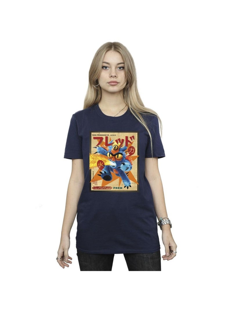 Disney - T-shirt BIG HERO Bleu marine - Kiabi