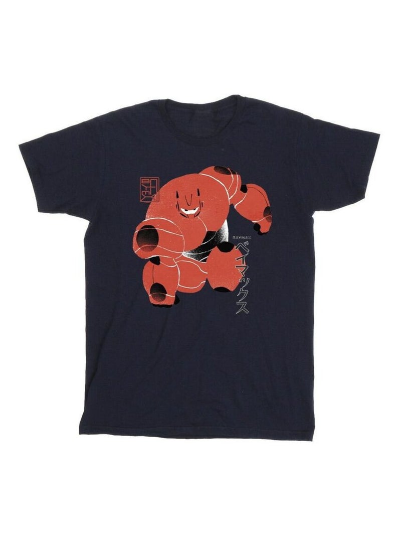 Disney - T-shirt BIG HERO Bleu marine - Kiabi