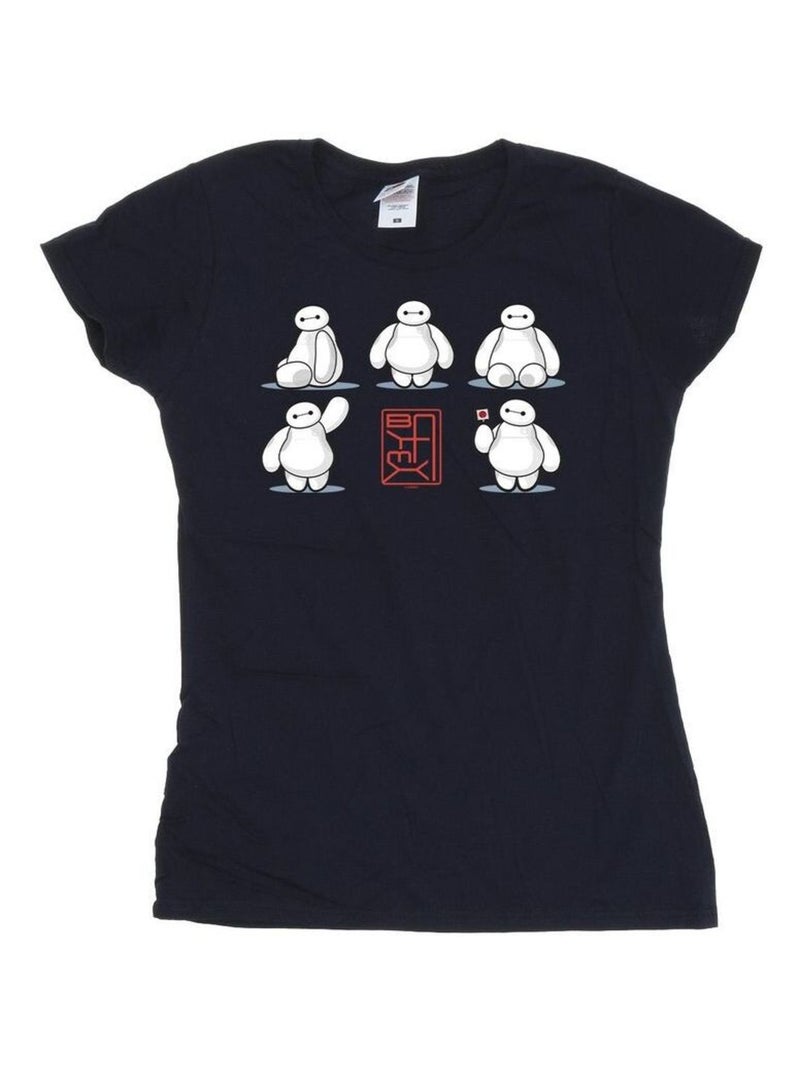 Disney - T-shirt BIG HERO Bleu marine - Kiabi