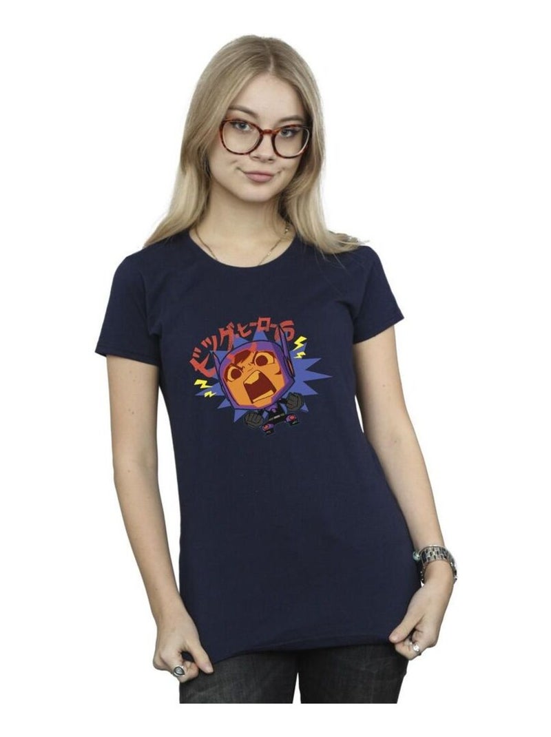 Disney - T-shirt BIG HERO Bleu marine - Kiabi