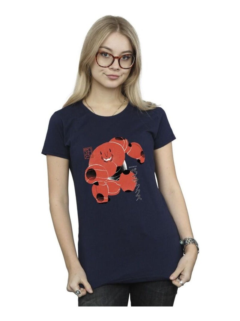 Disney - T-shirt BIG HERO Bleu marine - Kiabi