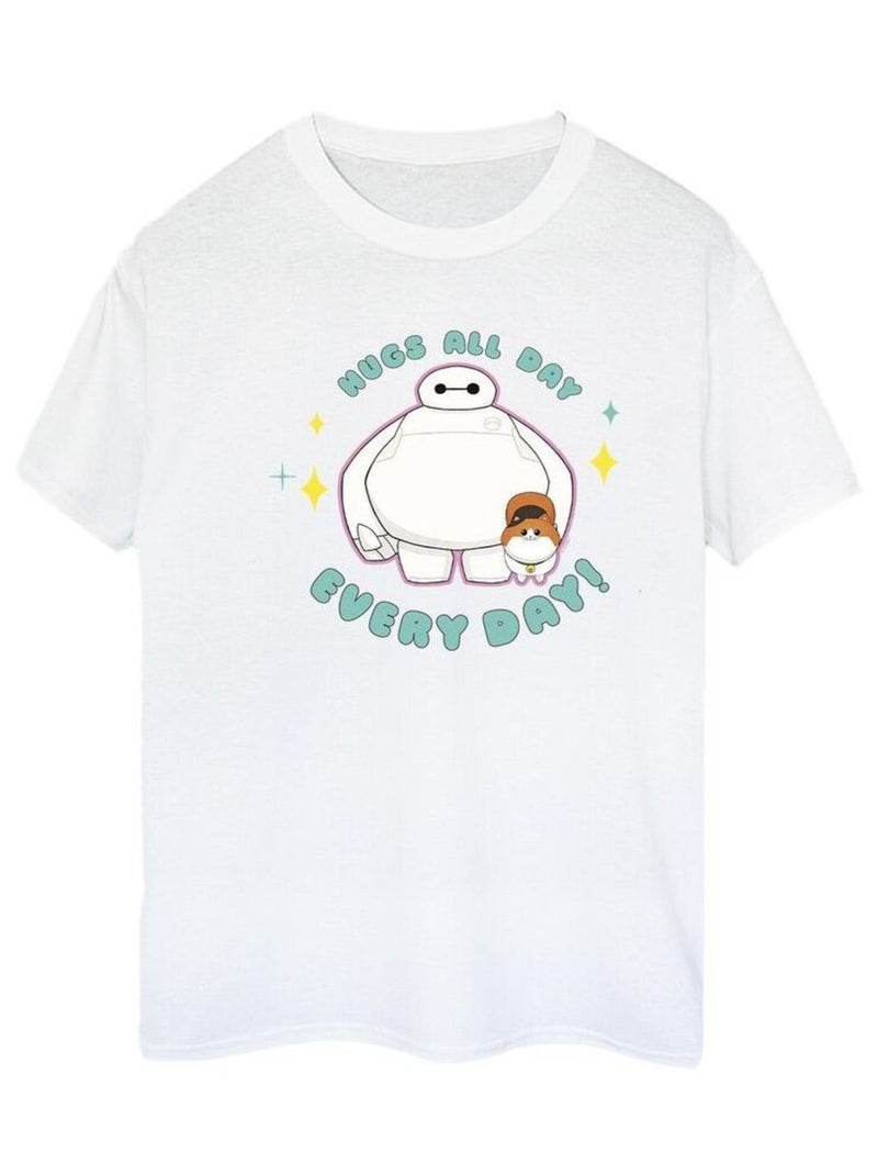 Disney - T-shirt BIG HERO EVERYDAY Blanc - Kiabi