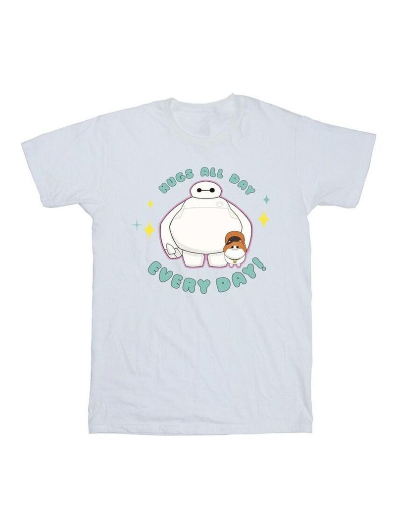 Disney - T-shirt BIG HERO EVERYDAY Blanc - Kiabi