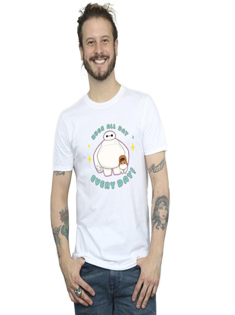 Disney - T-shirt BIG HERO EVERYDAY Blanc - Kiabi