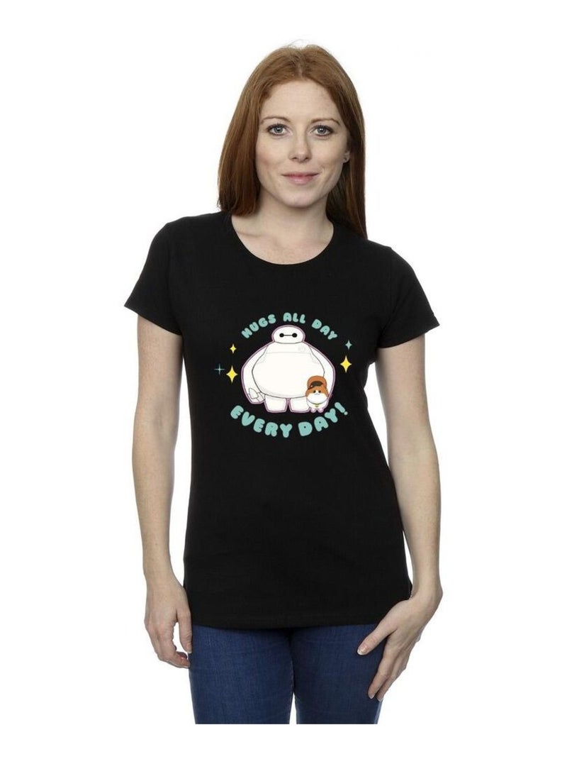 Disney - T-shirt BIG HERO EVERYDAY Noir - Kiabi