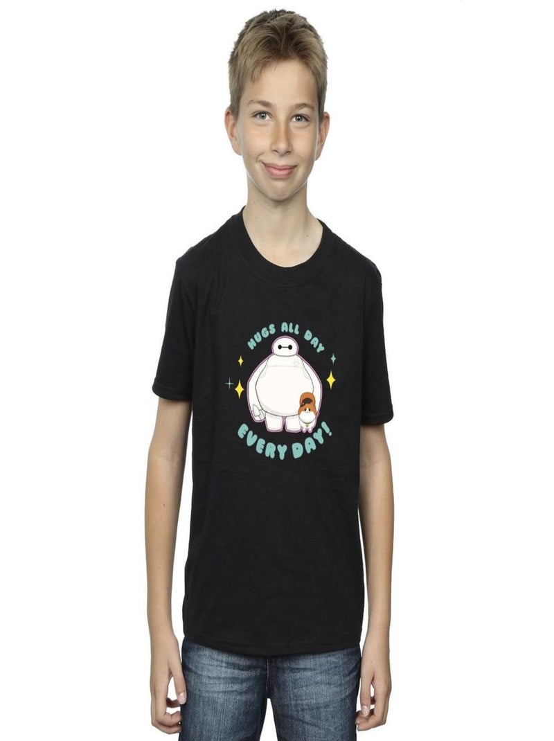 Disney - T-shirt BIG HERO EVERYDAY Noir - Kiabi