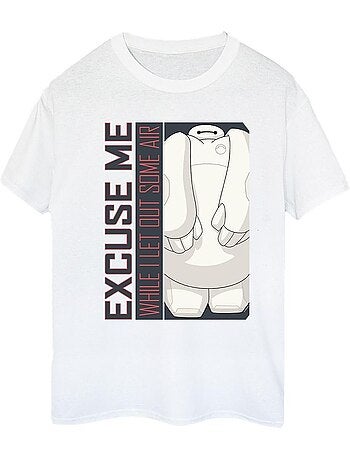 Disney - T-shirt BIG HERO EXCUSE ME SOME AIR