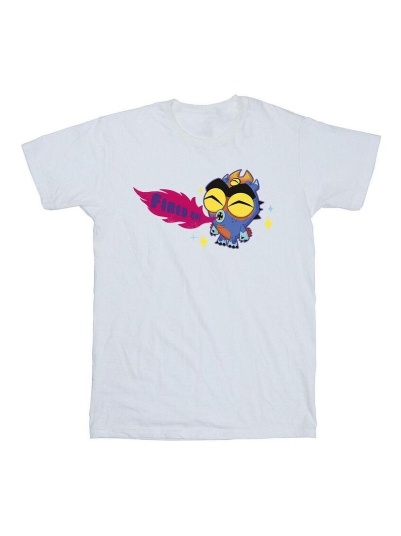 Disney - T-shirt BIG HERO FIRED UP Blanc - Kiabi